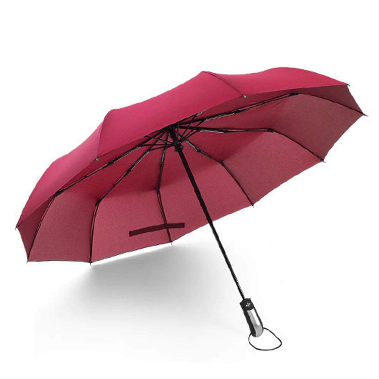 Full-automatic Sun-Rain Umbrella Triple Folding Umbrella 10-Rib Business Umbrella Men Women Reinforced Umbrella