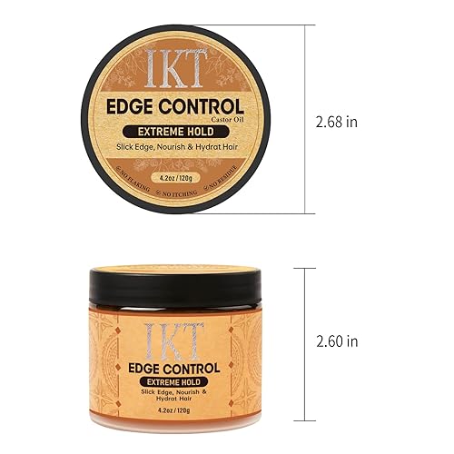 Miniatura 6 de SUOFEIYA Control de bordes para cabello negro, control de bordes no graso, control de bordes más suave, agarre fuerte, sin descamación y sin