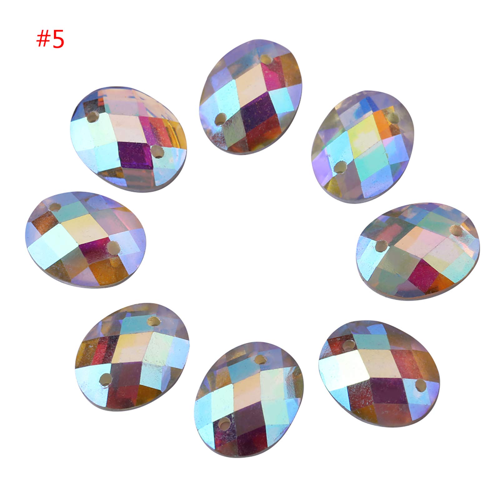 Acheter 300Pcs 4/5/6/8/10mm Perles Transparentes En Acrylique Acrylique Avec Trou Pour La