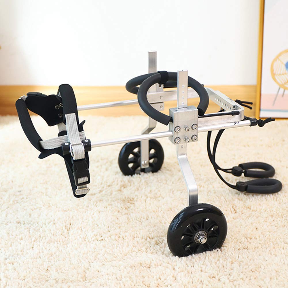 Chariot réglable pour chiens aux pattes arrière paralysées ou blessées
