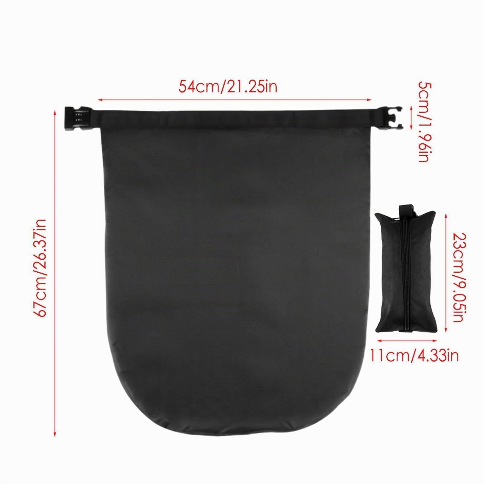 Sac de rangement étanche pour casque de moto, sac de rangement verrouillable en tissu Oxford pour l'extérieur, Noir , Refer to