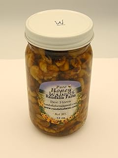 Raw Honey With Walnuts, 12oz. Randalia Bee Hives