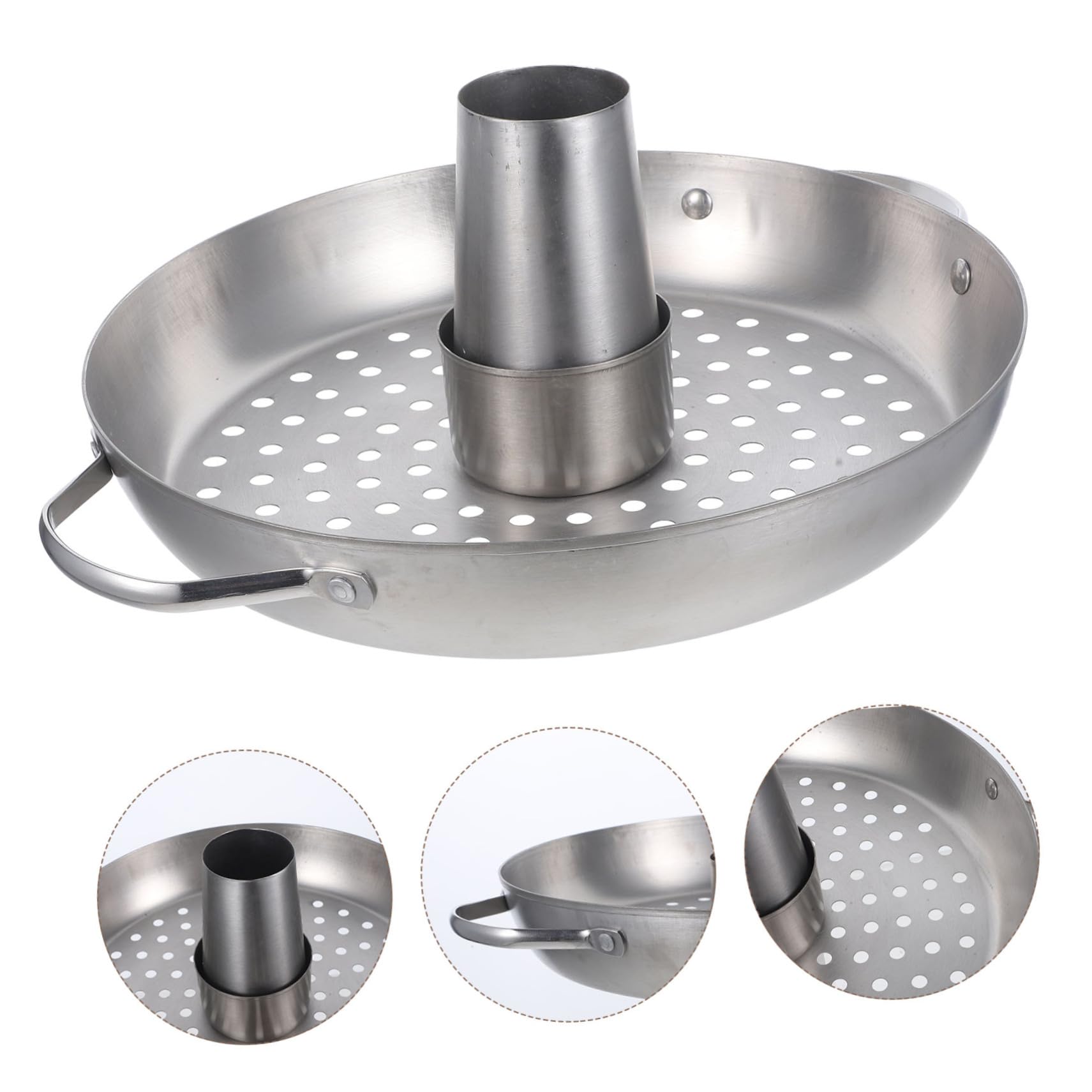BESTonZON Arrosto Inossidabile Rack per Grigliate e Barbecue Struttura Stabile e Facile da Accessorio per Pollame per Picnic
