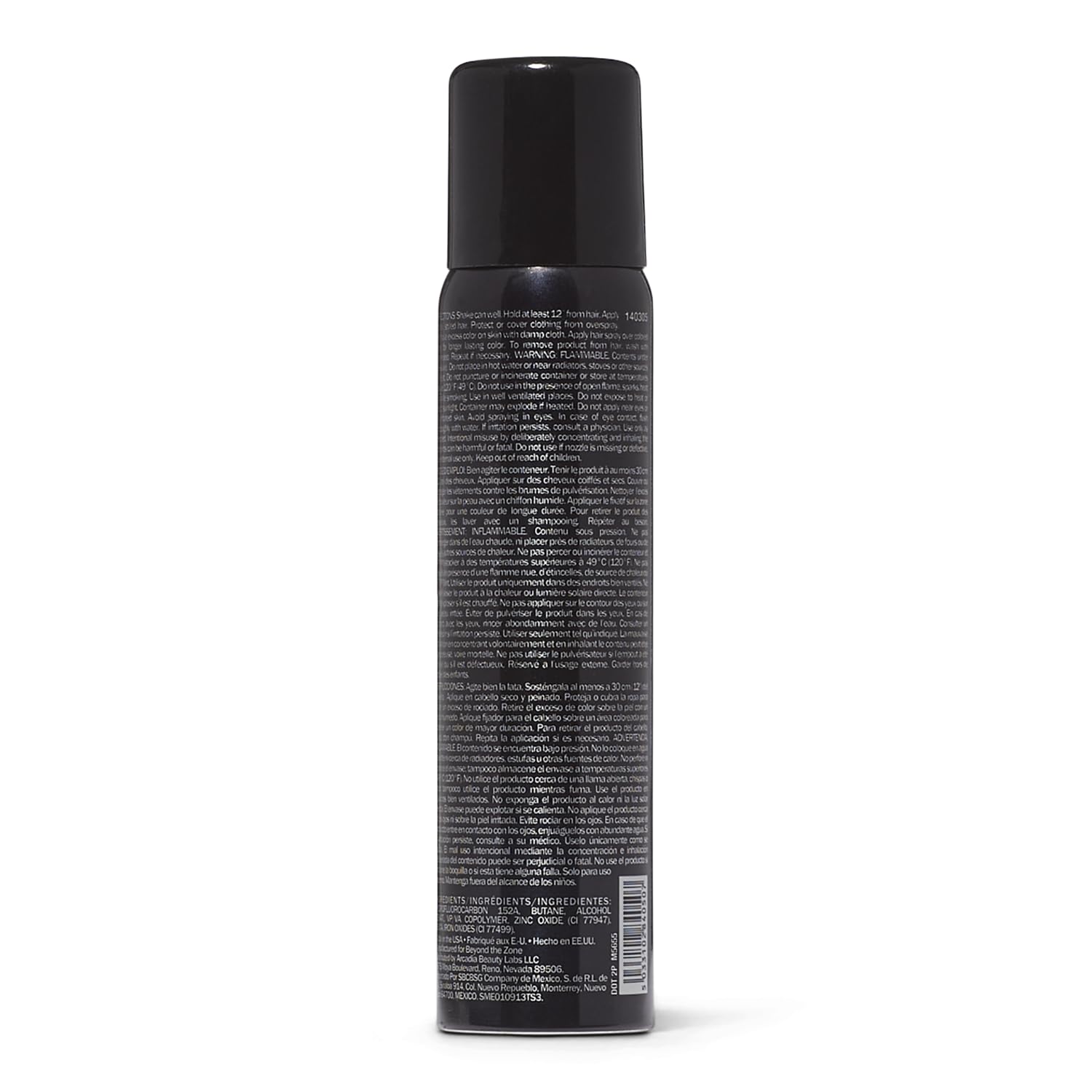 Explosive Black Temporary Hair Color Spray