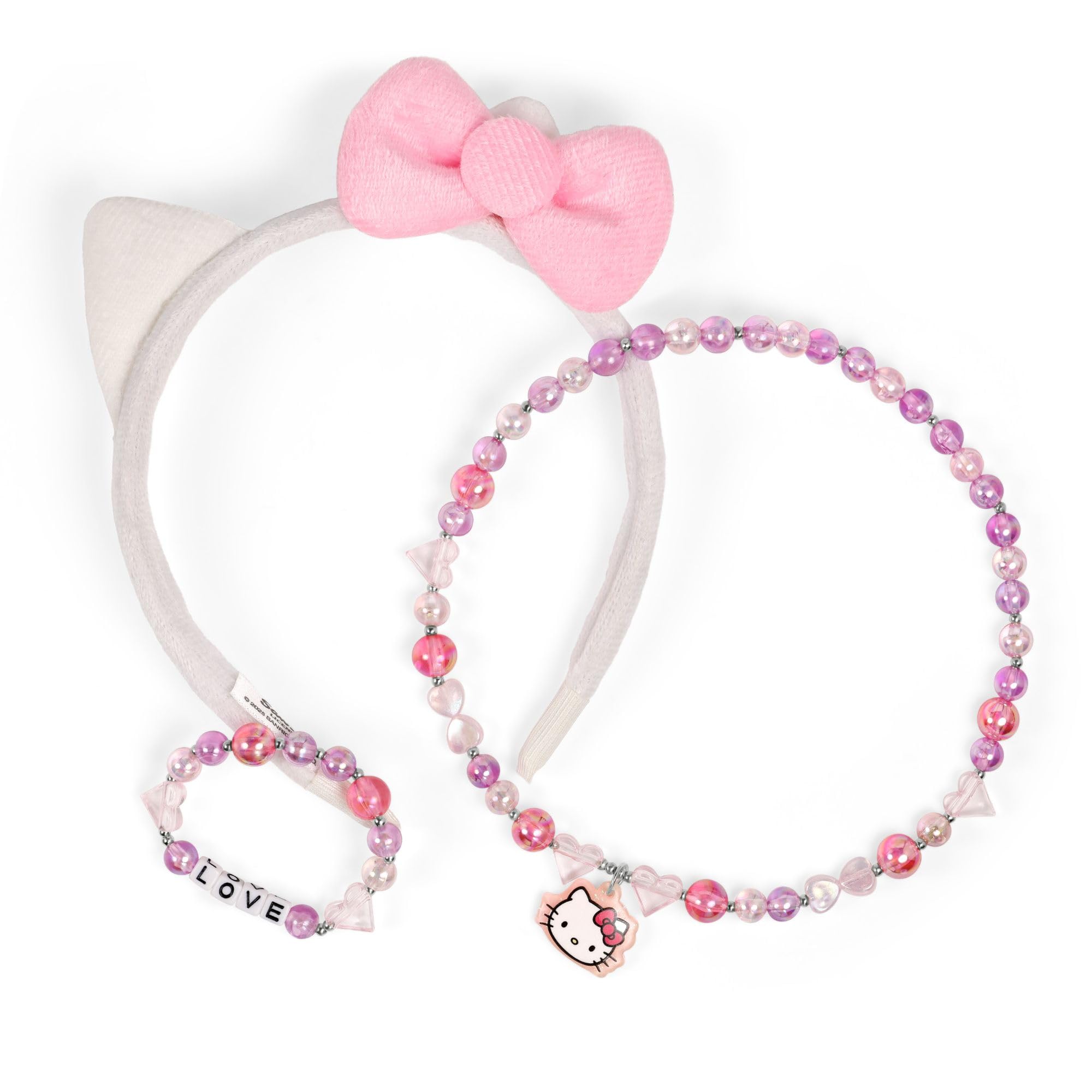 Hello Kitty & Friends Red 3 Pcs Headband, And Necklace Accessories Set Bracelet 2500003223