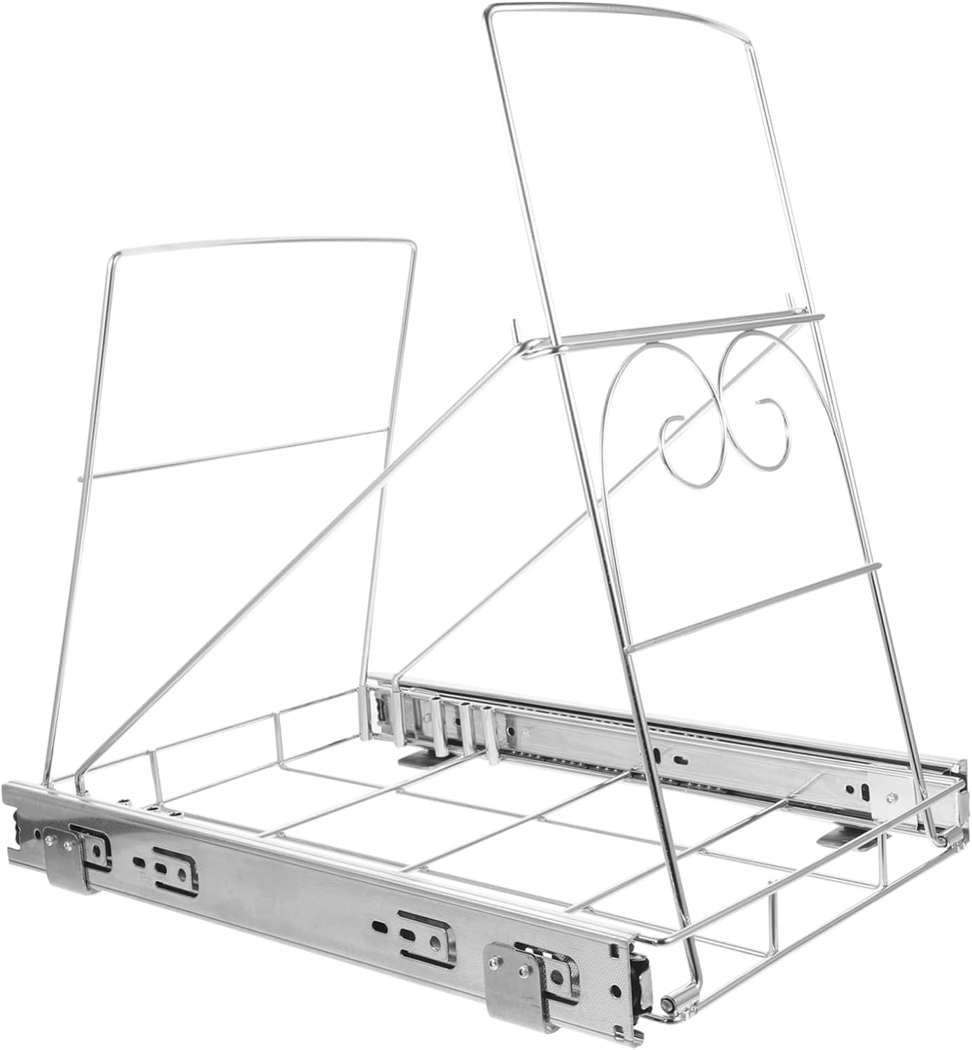 Adjustable Pull-out Slider Shelf under Sink Organizer for Kitchen Trash Can