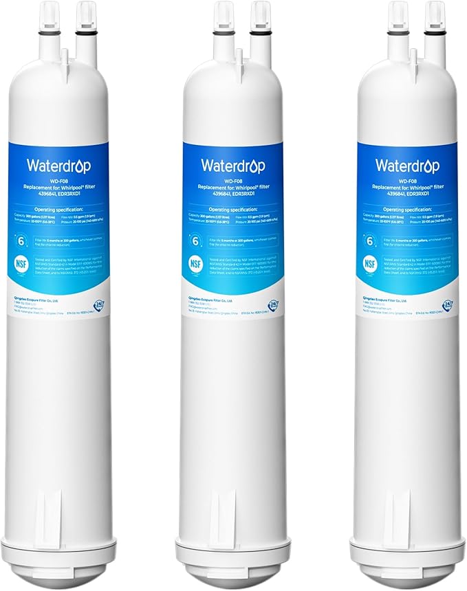 Waterdrop EDR3RXD1 Replacement for Everydrop® Filter 3, 4396841, 4396710, Kenmore®