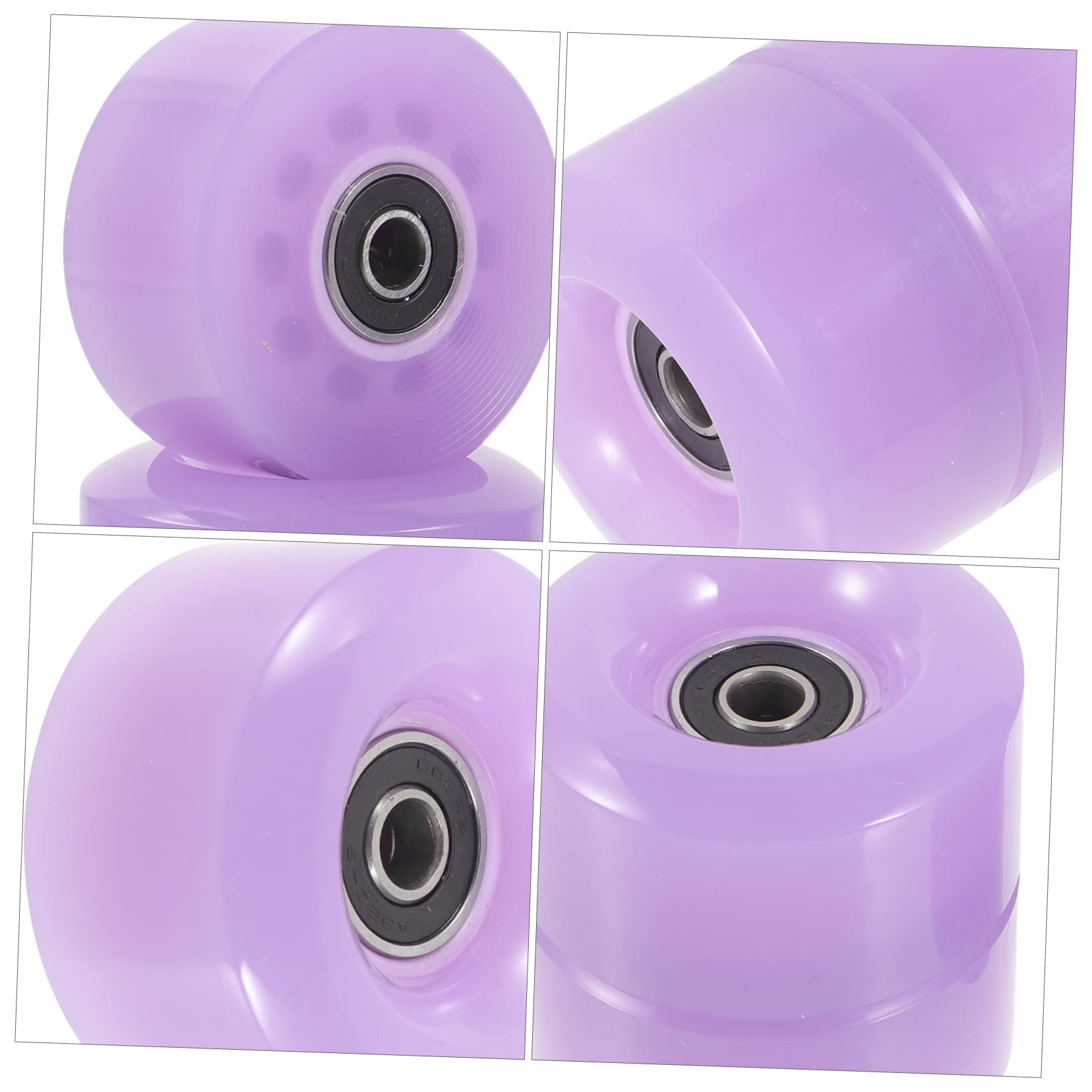 WOONEKY Outdoor Roller Skate Wheels 4pcs Durable Skates Accessories Fashion Design Perfect Present for Friends and Children