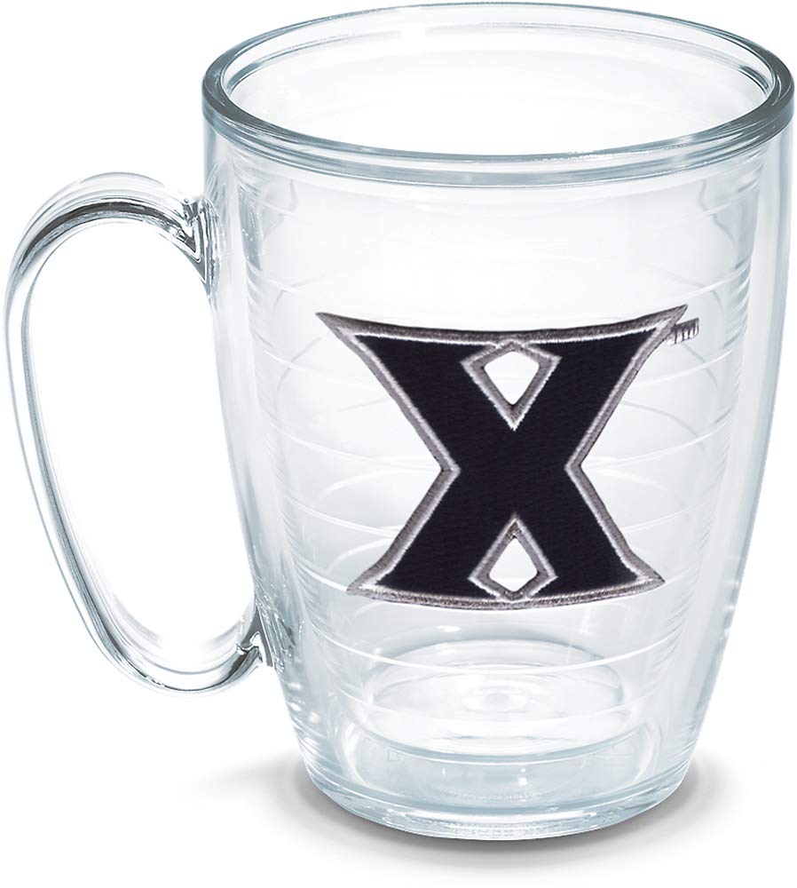 Tervis Xavier University Musketeers Made in USA Double Walled Insulated Tumbler, 16oz Mug - No Lid, Clear