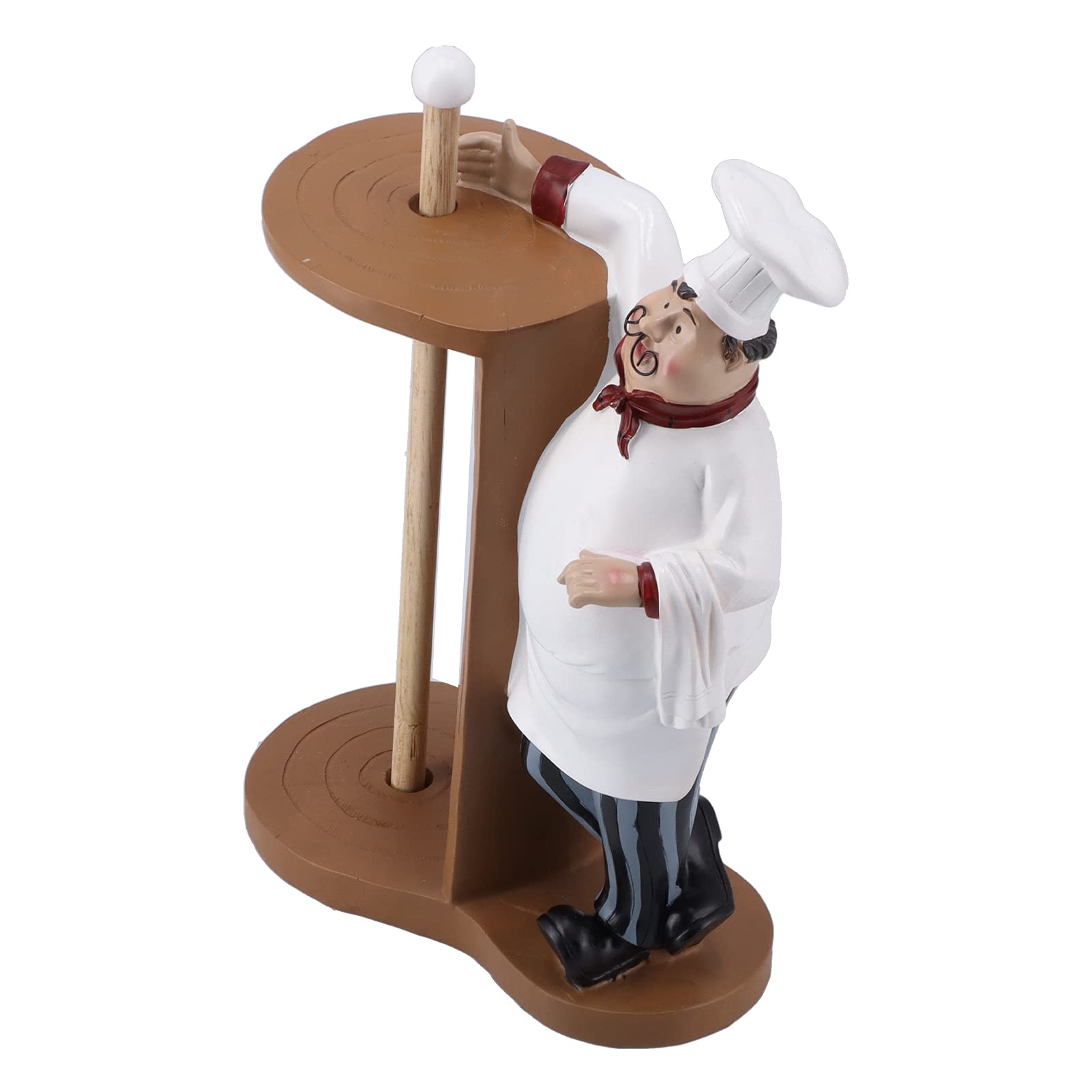 Figurka szefa kuchni Wyposażenie domu Pulpit Restauracja Hotel Bar Szef kuchni Uchwyt na papier Dekoracja z żywicy