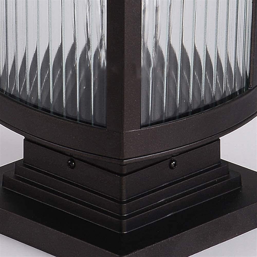 Zewnętrzne Lampy Słupkowe, Lampa Solarna Na Słupku, Lampa Na Zewnątrz Do Ogrodu, Lampa Na Słupku, Lampa Ip54, Zewnętrzna Lampa Solarna Led Na Słupku, Lampa Na Zewnątrz Do(41Cm)