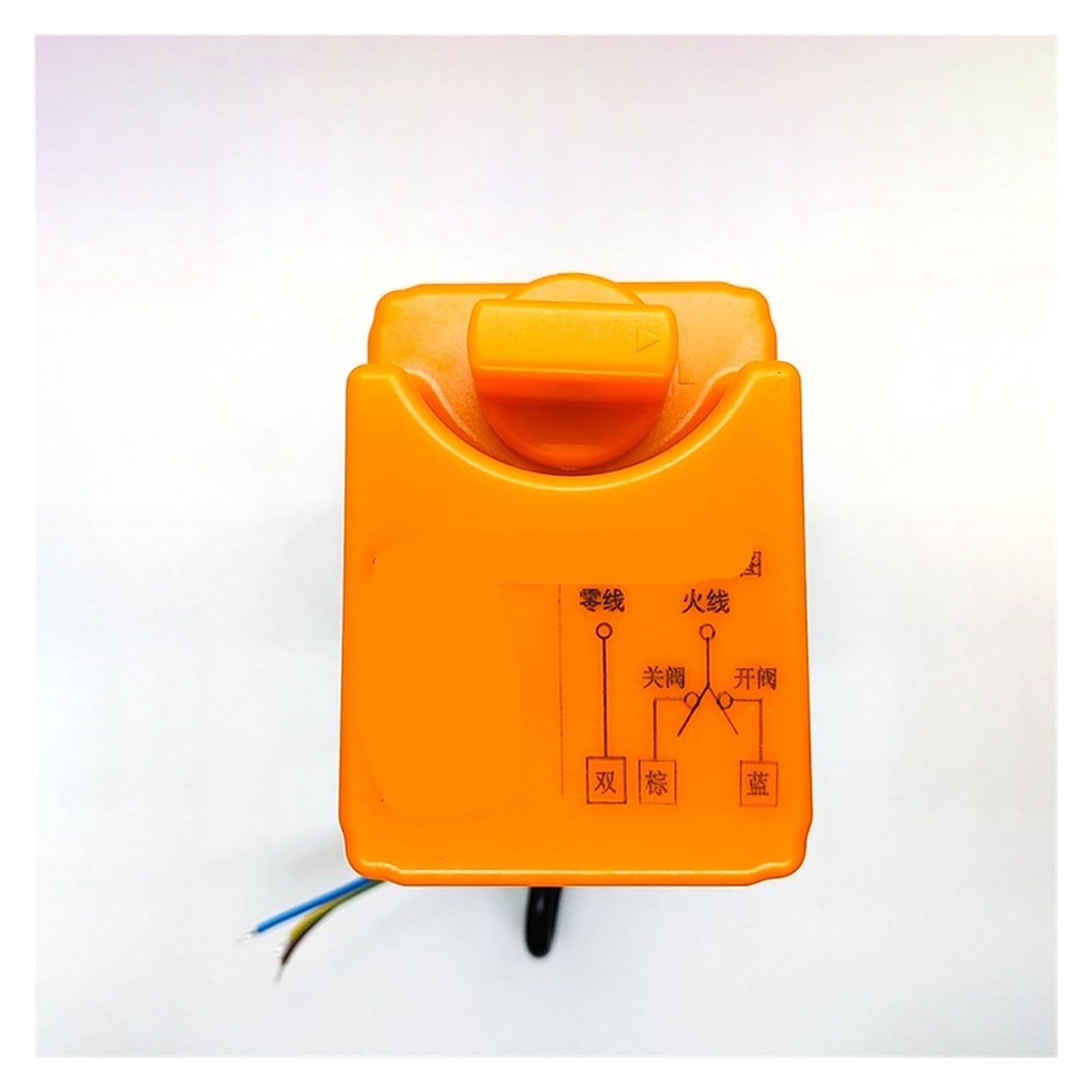 Mosiężny elektryczny zawór kulowy, elektryczny siłownik trójdrożny z ręcznym przełącznikiem, 1/2 ", 3/4", 1 ", 1-1/2", trzy przewody, dwa sterowanie, 220V, 24V, 12V (34,AC220V)