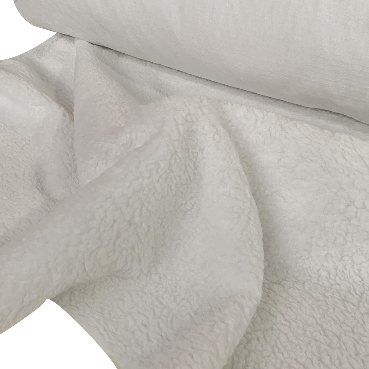 Tissu Polaire Sherpa Supersoft - Fourrure D'agneau Câliné En