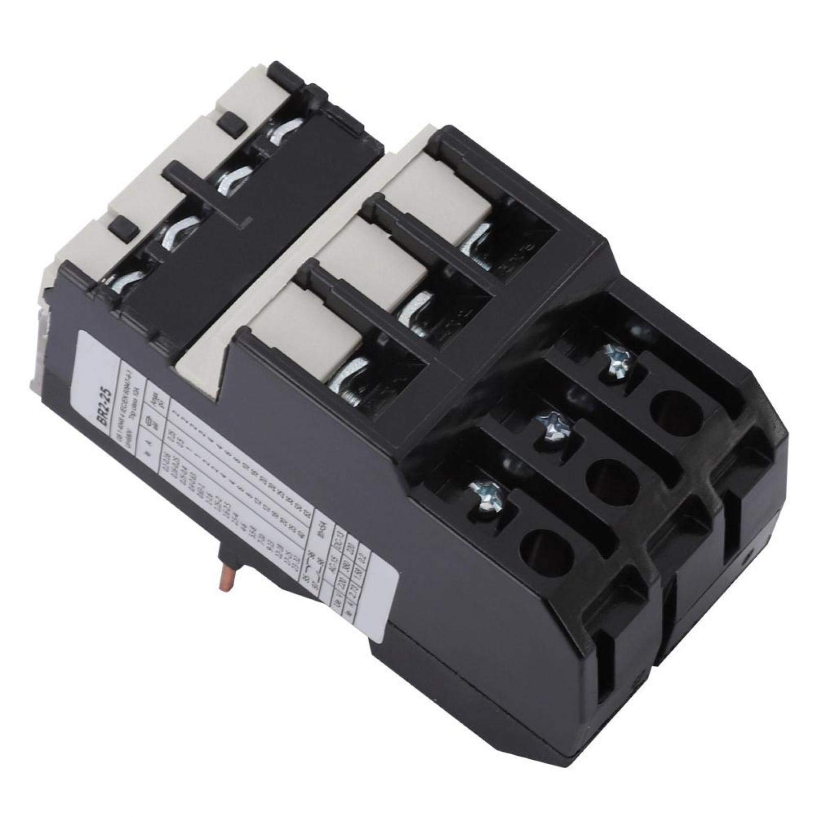 Relais de surcharge thermique de protection de moteur électrique réglable Br2-25, avec protection contre les défaillances de phase, utilisé pour le réglage(2,5-4A)