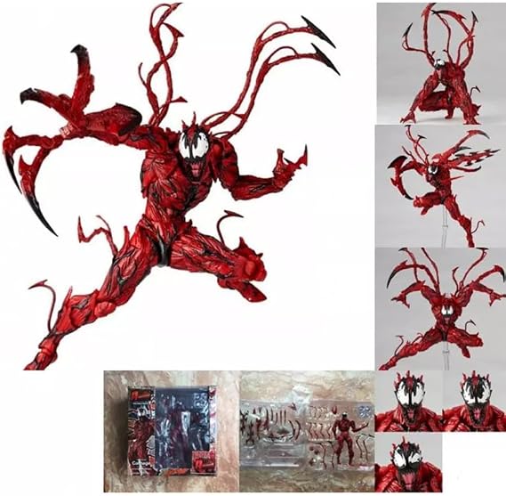 Venom Action Figure Toy - Unleash Dark Power - Carnage Action Figure - Venom Legend Series 7 Carnage Action Figure - Collectible Anime Toy Gift for Boys and Girls Carnage