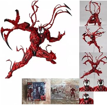 Venom Action Figure Toy - Unleash Dark Power - Carnage Action Figure - Venom Legend Series 7 Carnage Action Figure - Collectible Anime Toy Gift for Boys and Girls Carnage