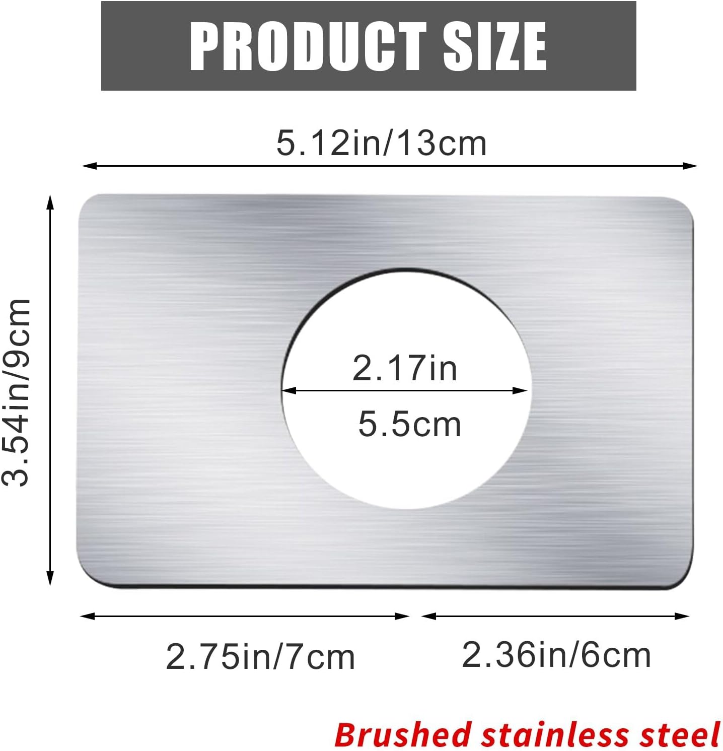 Door Reinforcement Plate,Door Lock Repair kit,Door Knob Deadbolt Repair Backplate Reinforcer Kit, 2 PCS with 304 Stainless Steel Material
