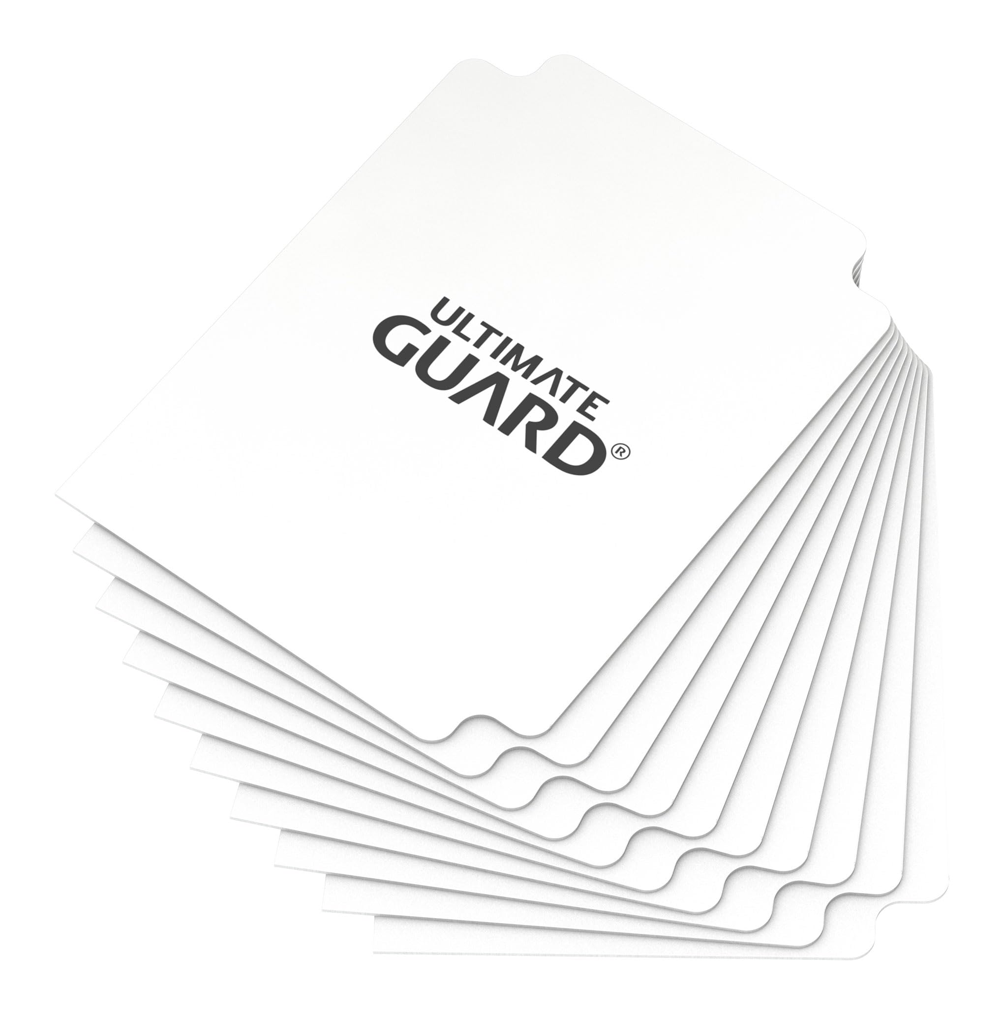 Ultimate Guard Trading Card TCG Dividers [10 per pack, White, Writeable]