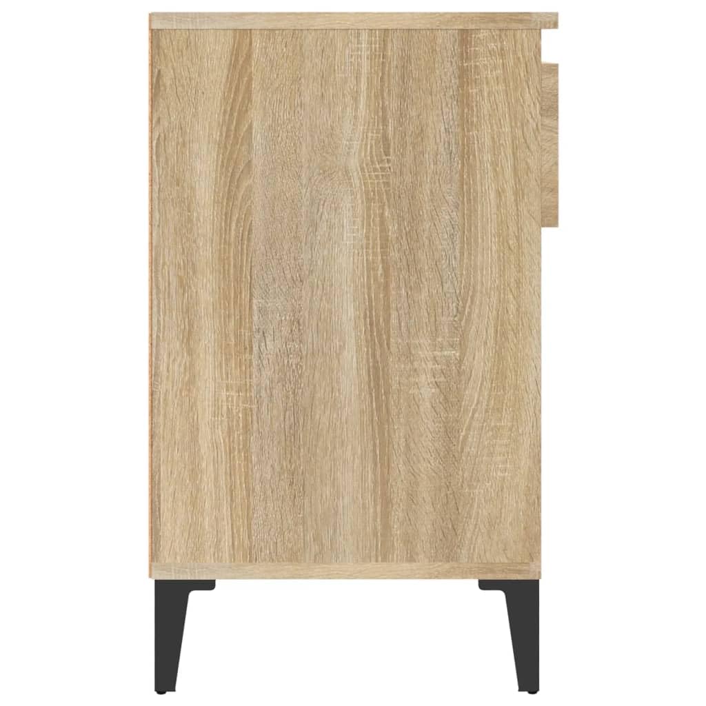 Scarpiera Rovere Sonoma 102x36x60 cm Legno Multistrato