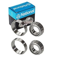 2 pc National Outer Transmission Input Shaft Bearings compatible with Chevrolet Cruze 2011-2018