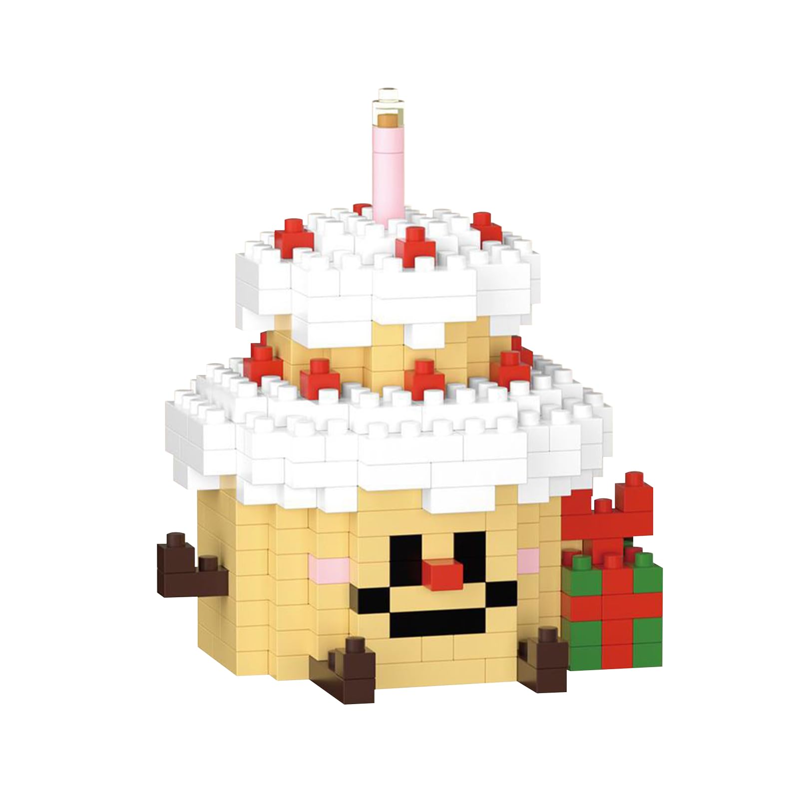 NOOLY Food Series Micro Building Block for Kids and Adults Home and Office Decoration Toy WKLJM-04 (Little Cake, 296 Pcs) 8929