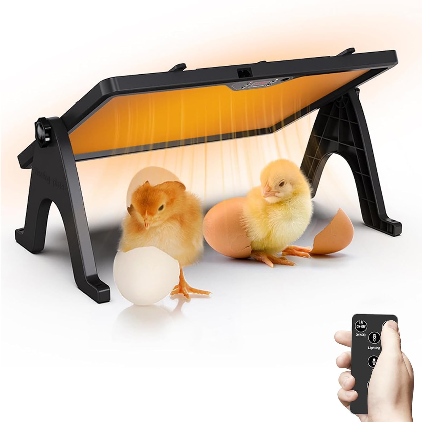 Plaque Chauffante Pour Poussins Et Poulailler 145W - Réglable 0-99°C, En Acier Inoxydable, Pour Garder Les Animaux Au Chaud