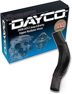 Dayco Upper Radiator Coolant Hose compatible with Jeep Liberty 3.7L V6 2008-2012