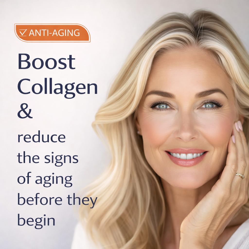 Face Primer For Makeup with 17% Vitamin C, Brightening & Illuminating, Evens Skin Tone, Smoothing, All Skin Types, No Pilling, Grips Makeup, Fragrence Free, Vegan, 1fl oz