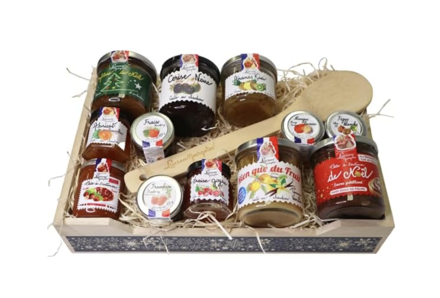 Lucien Georgelin Coffret Cadeau Gastronomique Eva 911g | Confitures, Pâte à Tartiner