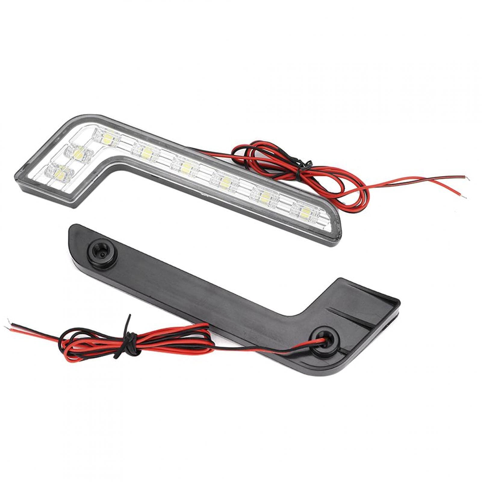 Yctze pour feux de jour led Lampe de jour de jour super lumineuse à 8 LED étanche DRL universel Feu diurne Feu diurne LED Feu diurne étanche Feu diurne étanche Imperméable universel Feu diurne Feu Di