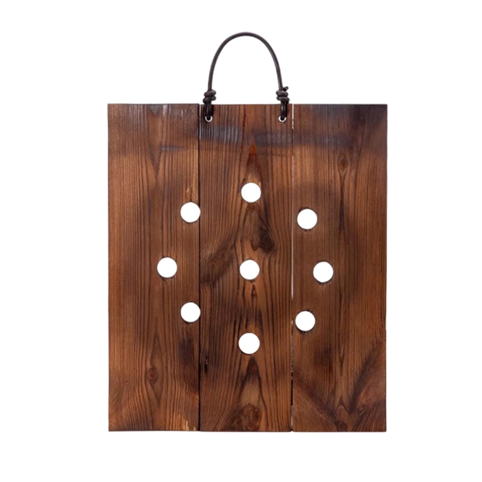 Staghorn Fern Mount , Wooden Wall Planter for Staghorn Ferns Orchids Air Plants, Rustic Hanging Board with Pre-Drilled Holes, Natural Wood Vertical Plant Holder for Indoor Outdoor Home Decor L