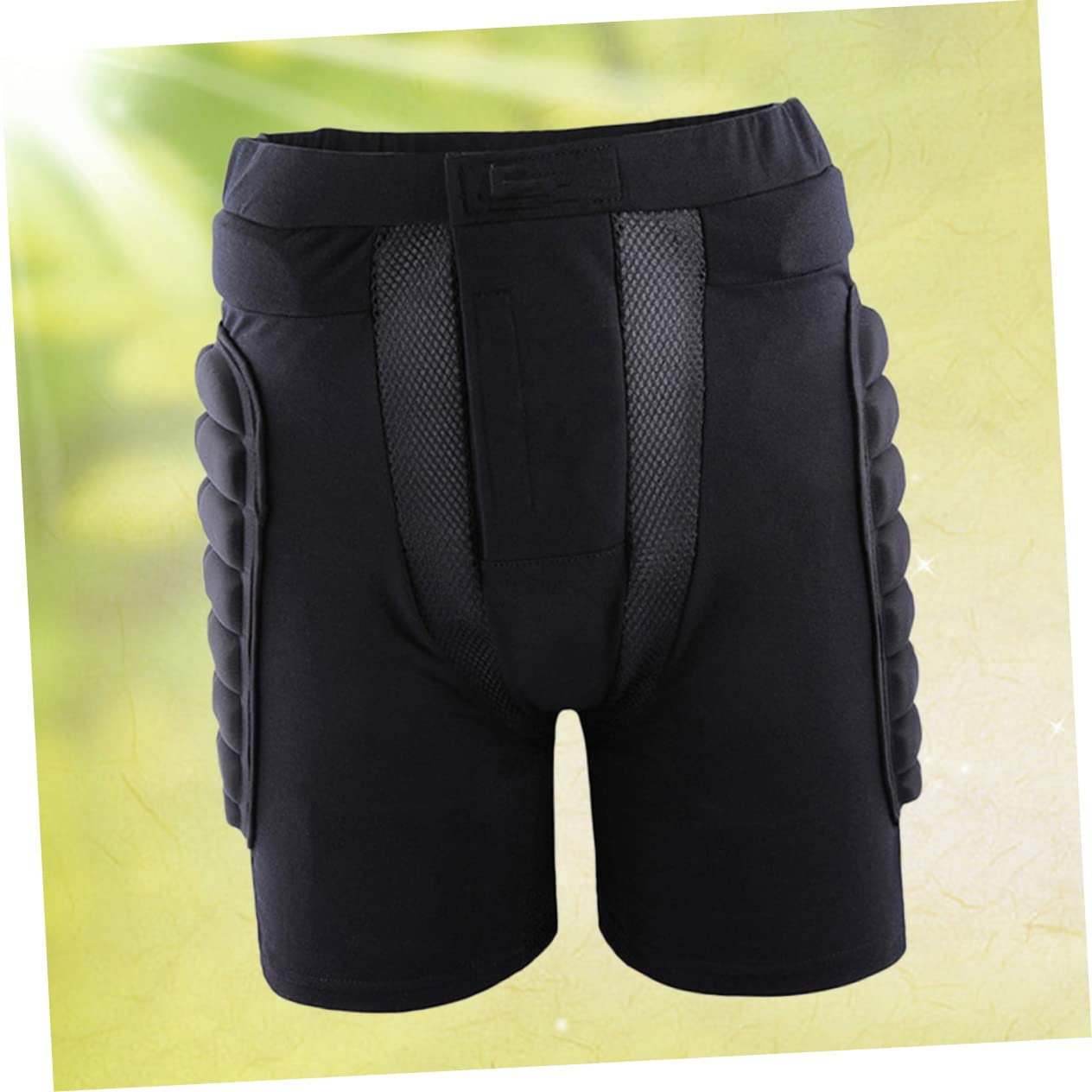 BESPORTBLE Skihose für Junge Mädchen Schwarz Snowboard Schutzhose mit Rundumpolsterung für Hüfte Oberschenkel und Steißbein Elastischer Atmungsaktives Material für Skifahren und Snowboarden