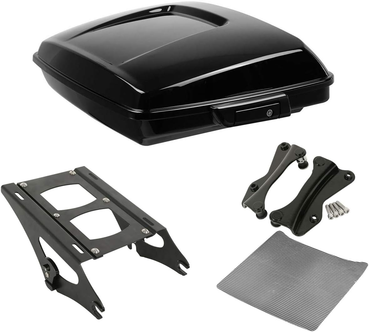 Green-L Razor Trunk & 2 Up Mounting Rack Docking Kit Fit for Harley 2014-2025 Touring Road King Street Electra Glide Tour Luggage Mount