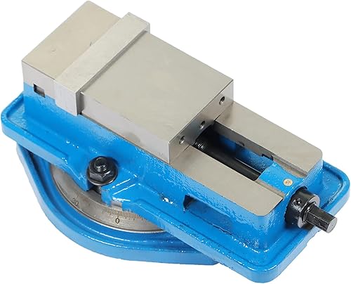 Miniatura 2 de Tornillo de fresado de precisión de 3 pulgadas, tornillo de banco CNC de bloqueo de sujeción de alta precisión de metal endurecido con base