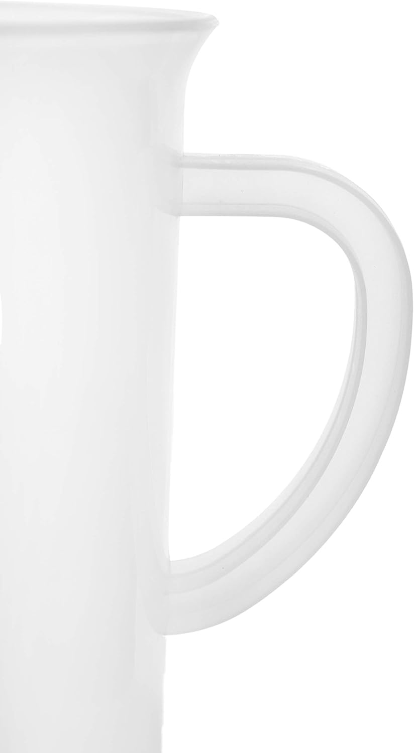 EISCO Plastic Pitcher, 2000mL (2L) - Molded Graduations - Chemical Resistant & Autoclavable Polypropylene - Measuring Jug (Pack of 2)