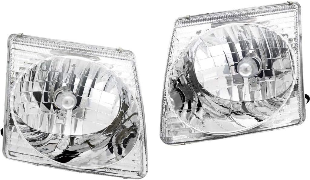 CarLights360: For 2001 02 03 04 2005 Ford Explorer Sport Trac Headlight Assembly Driver and Passenger Side DOT Certified w/Bulbs - Replaces FO2502170 FO2503170