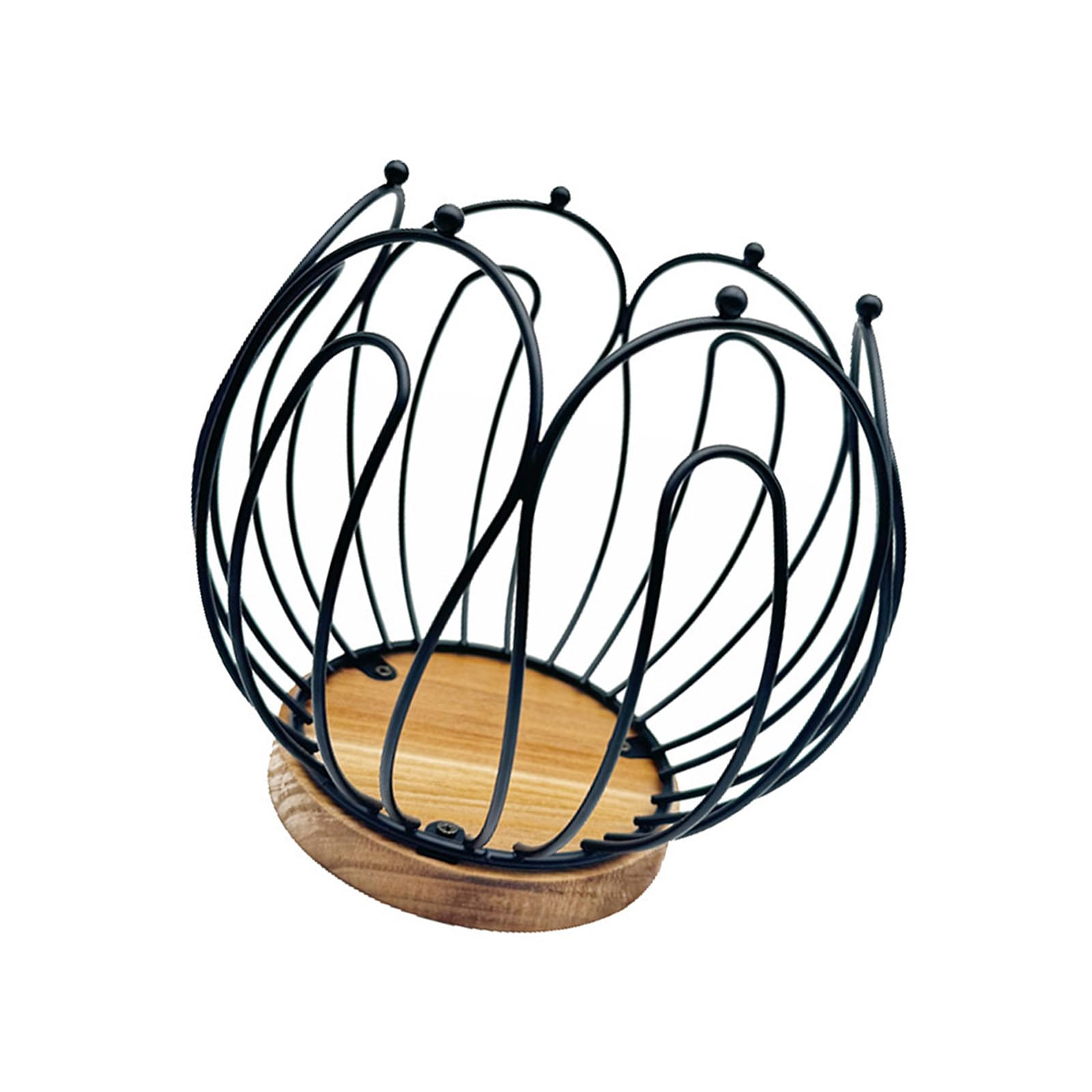 YWLUUOO Functional Espresso Pods Organizers with Mug Shape Sturdy Iron Coffee Storage Rack for Home Use Storage Organizers