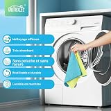 HOMEXCEL Panni per la pulizia in microfibra, confezione da 100 asciugamani in microfibra per auto, senza pelucchi e graffi, per casa, cucina, auto e negozio, asciugamani assorbenti multicolore per la - 7