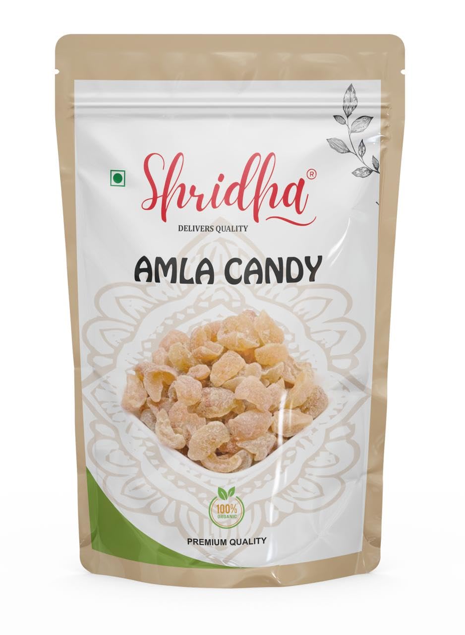 Shridha Dried Amla Candy | Export Quality Aamla | Low Processed Amla | Natural | No Preservative | No Artificial Colour Used (Amla) | Mouth Freshener Without Added Sugar (250 gm) (B0DFTGV4YF) Amazon Price History, Amazon Price Tracker