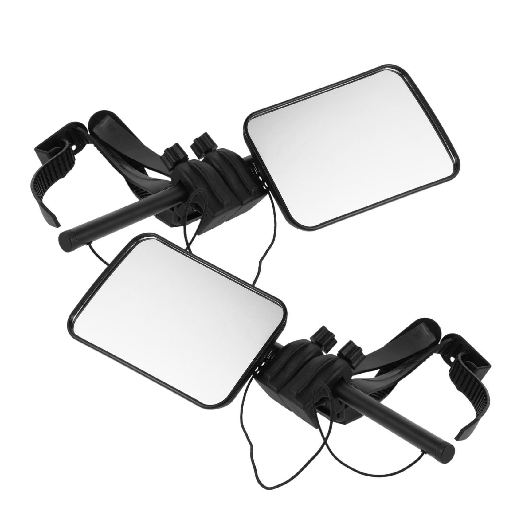 Extensores de Espejo de Remolque para Camioneta, Par Negro