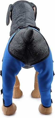 Miniatura 4 de Rodillera para perro, soportes para perros para patas traseras, súper apoyo, cinturón de soporte doble para patas traseras para mascotas, para cura,