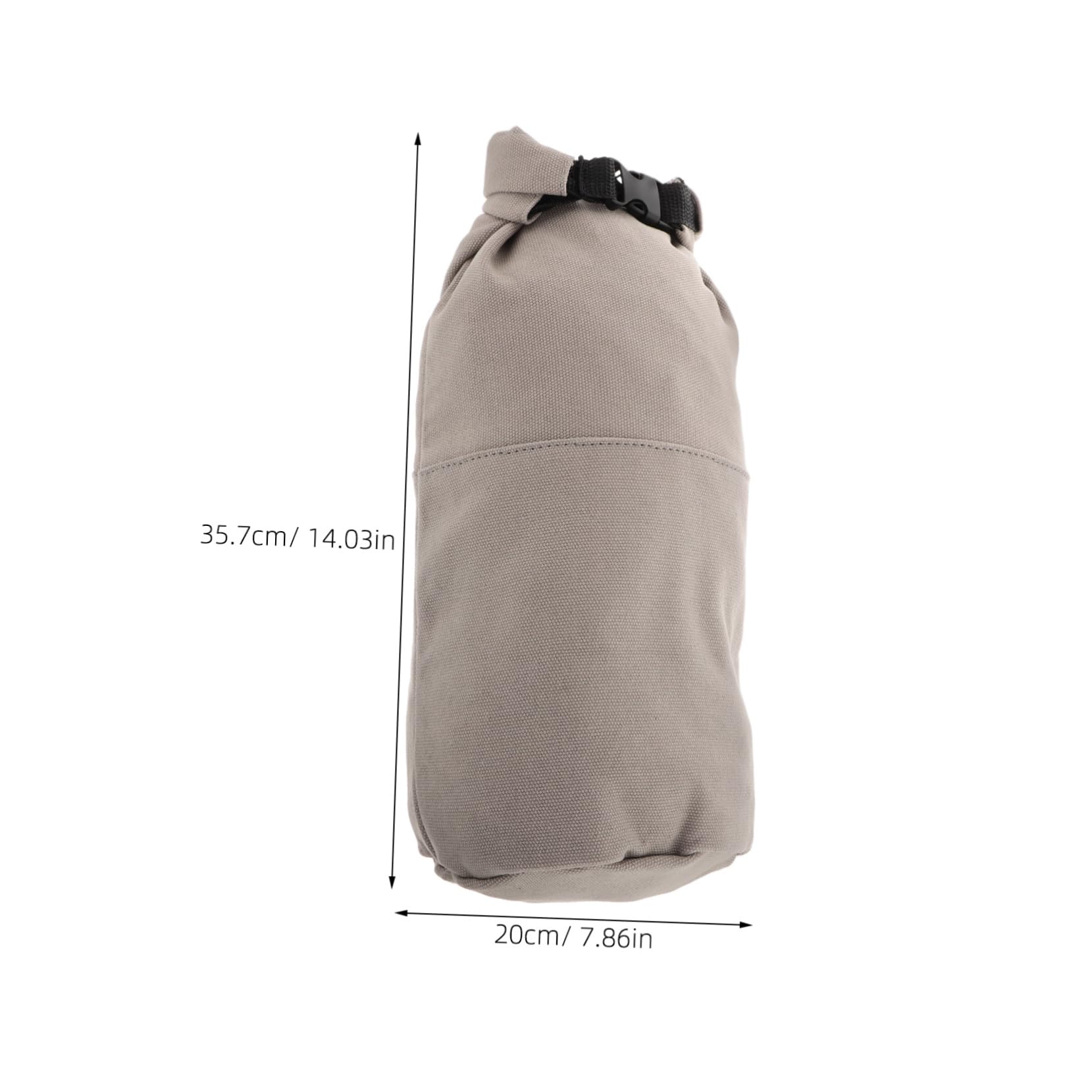 BESTonZON Outdoor Kerosene Lamp Storage Bag Portable Canvas Pouch for Camping Lanterns Versatile Holder for Gas Canisters and Outdoor Gear Stylish and Practical Organizer for Hiking
