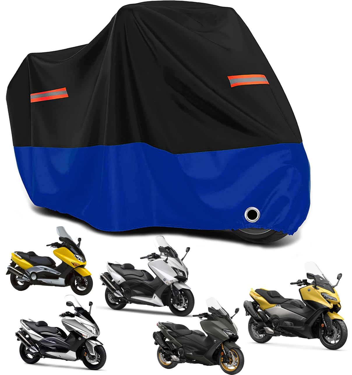 Rebeca Shop Telo Coprimoto Oxford 210D Impermeabile Compatibile per T-Max 500 530 560 2XL Scooter Moto Motociclo Motorino.