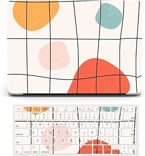 Etui kompatybilne z MacBook Pro 15" 2019, 2018, 2017, 2016, wersja A1990 A1707 z paskiem dotykowym, plastikowa twarda obudowa na laptopa z ochroną klawiatury, kratka