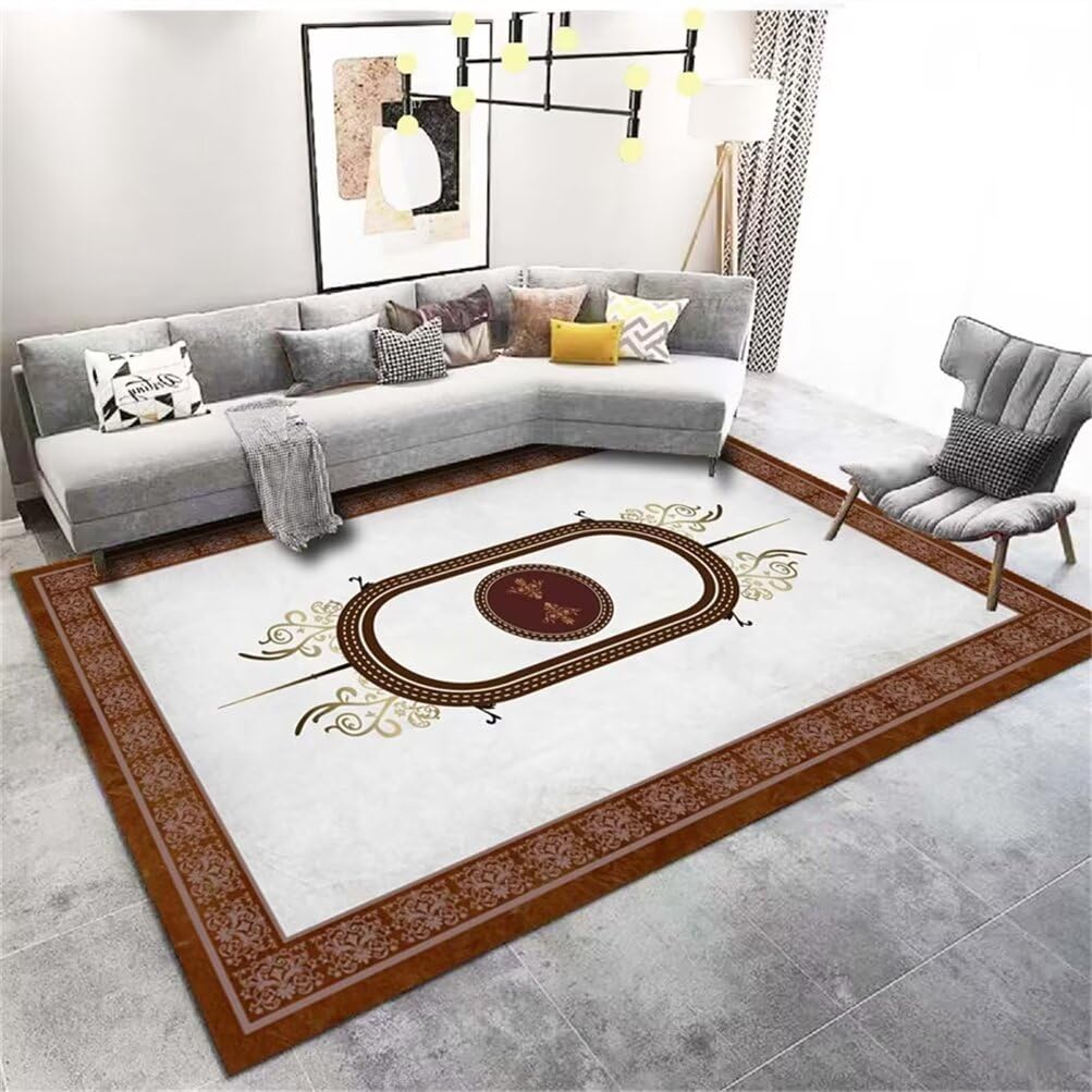 Tapis design salon 100x200cm imprimé simple pour chambre ado garçon