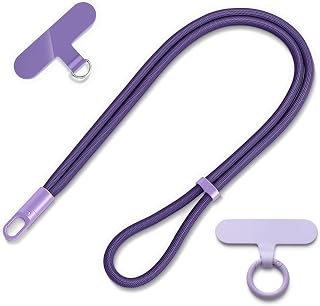 MORSUNBELA Handykette Universal Handyband zum Umhängen Verstellbar Violett