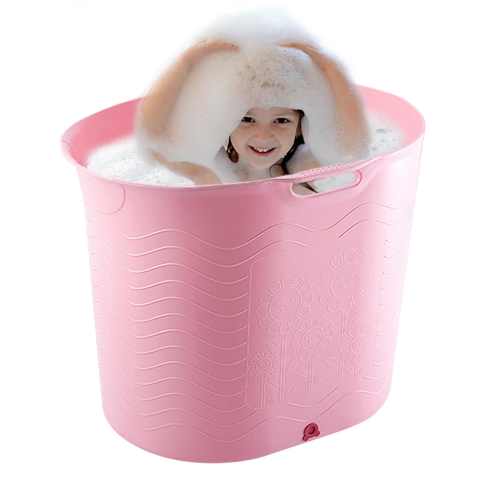 Duschbadewanne Für Kinder Zum Duschen Und Baden Tragbarer Badeeimer, | Sitzgelegenheit Badewannen-Zubehör Für Kaltwasser-Erholung, Eisbaden, Tragbar Für Drau