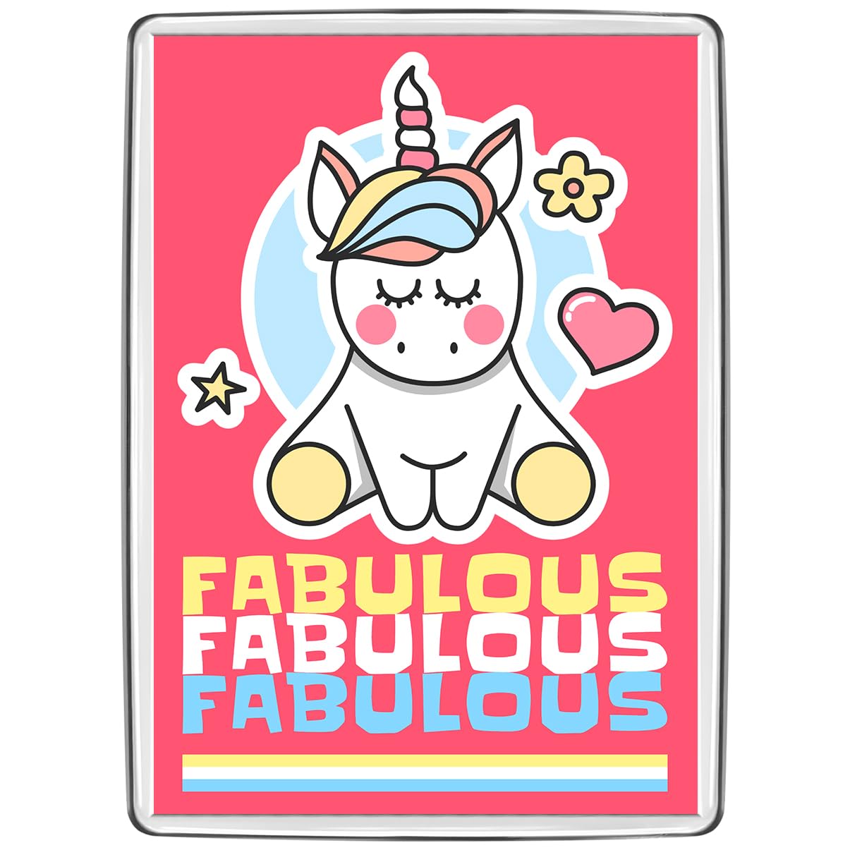 Pixly® Fabulous Unicorn Fridge Magnet Large Jumbo Size Funny Joke Keepsake Novelty Refrigerator Magnets Gift