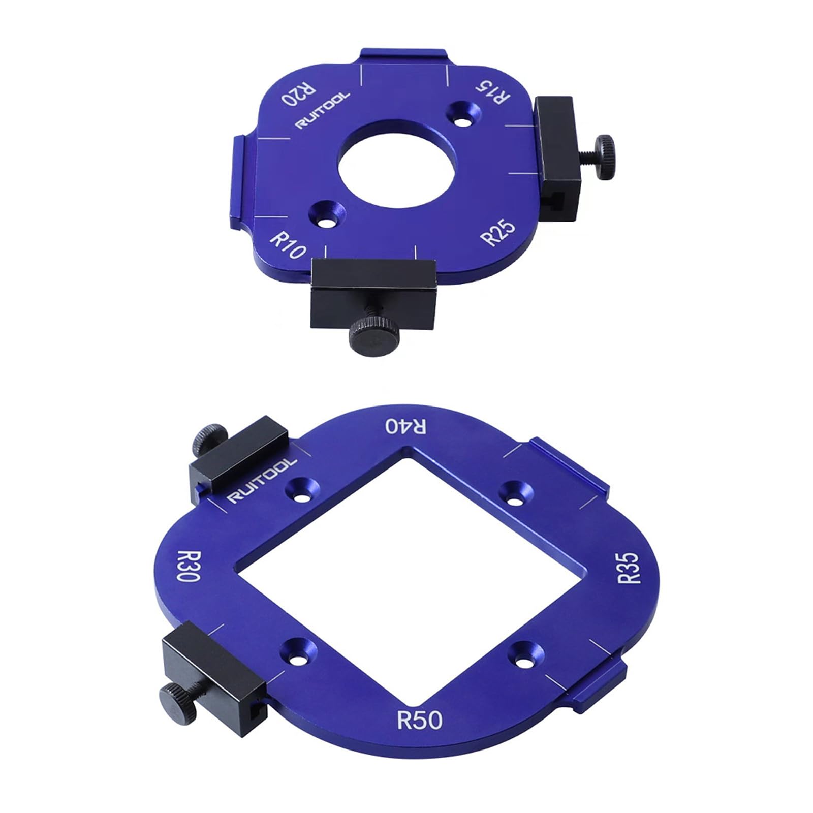 Practical Round Corner Jig Templates Aluminium Alloy Wood Panel Corner Corners Aluminium Alloy Tool Interior Decoration