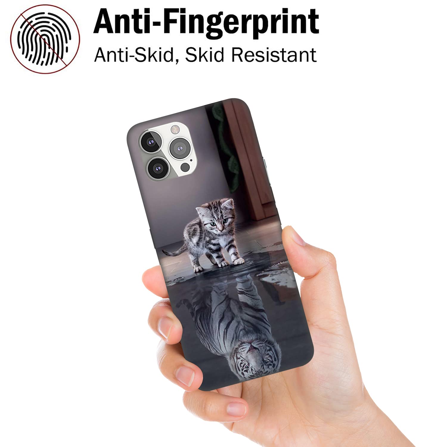 DiaryTown Lot De 2 Coques Ultra Fines TPU Pour IPhone 15 - Motif Loup - Anti-rayures